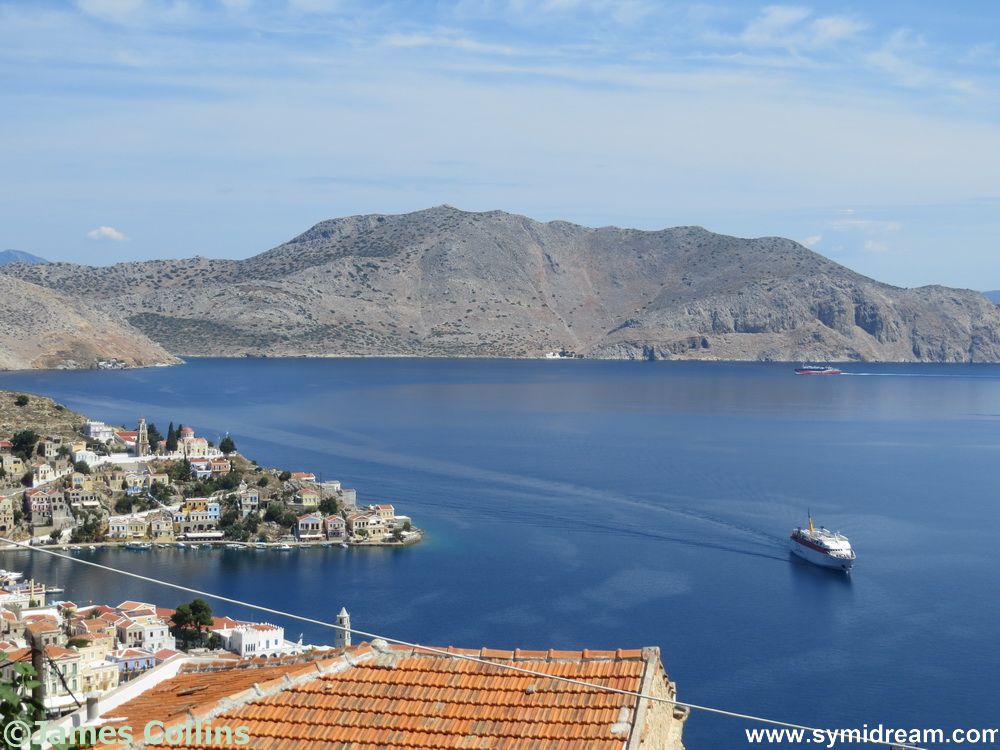 That's Nimos island in the background, in case you were wondering