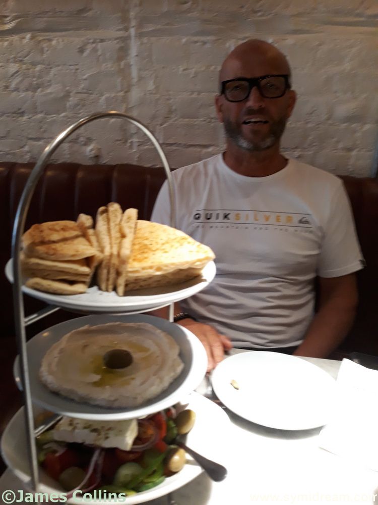 A Greek lunch in St Martin's lane the next day