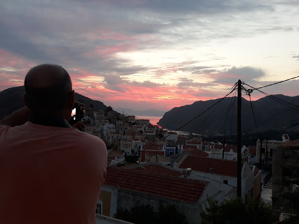 Random sun-up and sun-down photos today