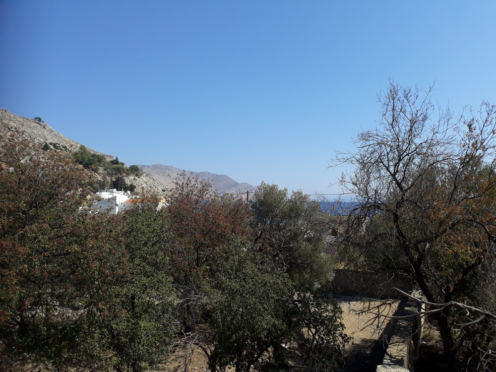 4. Looking back at the view from the church gate.