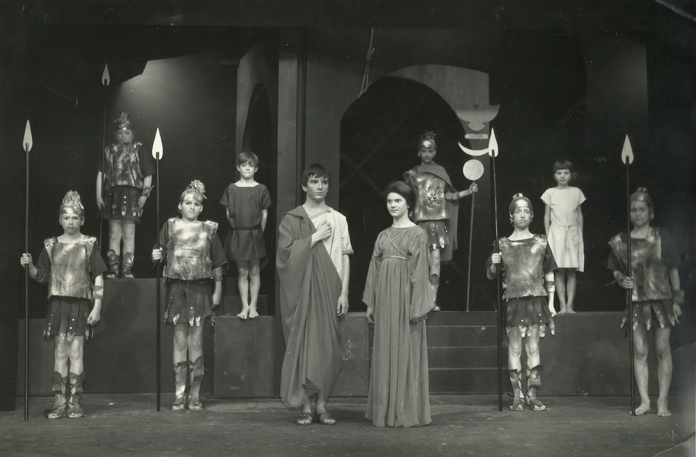 Pilate in a school play aged 12