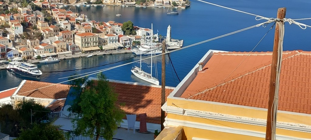 That's the ship making a turn.