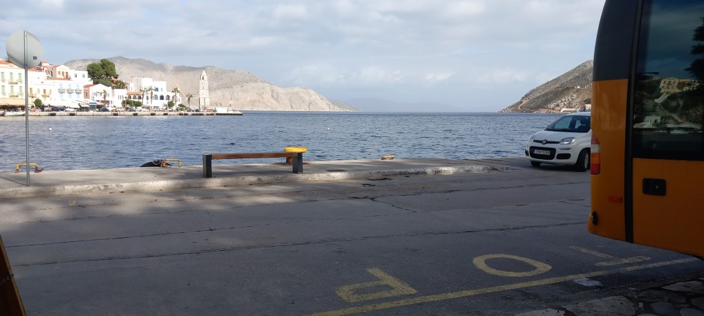 Friday view from the bus stop.