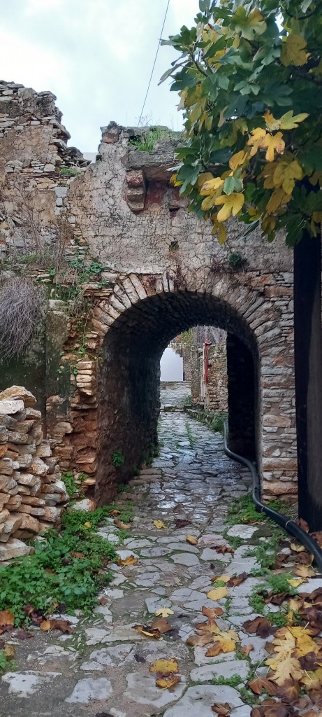 One of the tunnels in the upper village.