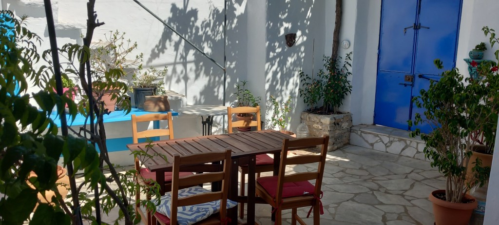 The only solution I can offer is to sit outside and enjoy the evening blackout in your courtyard or on yuor balcony where, later, yuo can watch the stars.