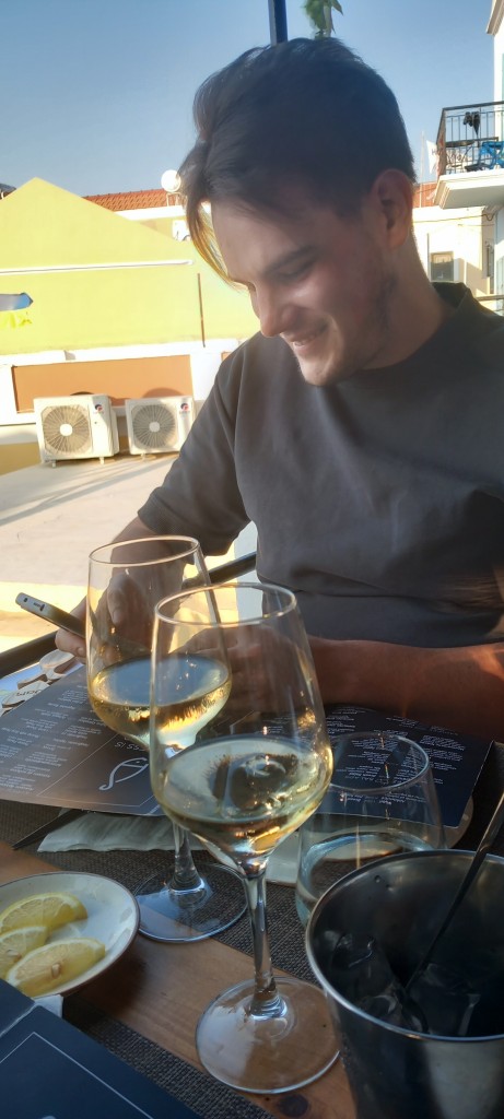 On a video call to Tina, the fairy godmother.