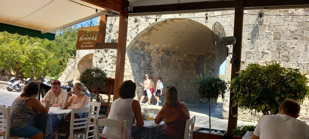 View from the lunch table